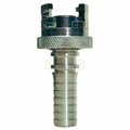 Dixon Dual-Lock P Series Thor Interchange Quick Disconnect Coupler with Knurled Flanged Sleeve, 300 psi P 4PS3-FS